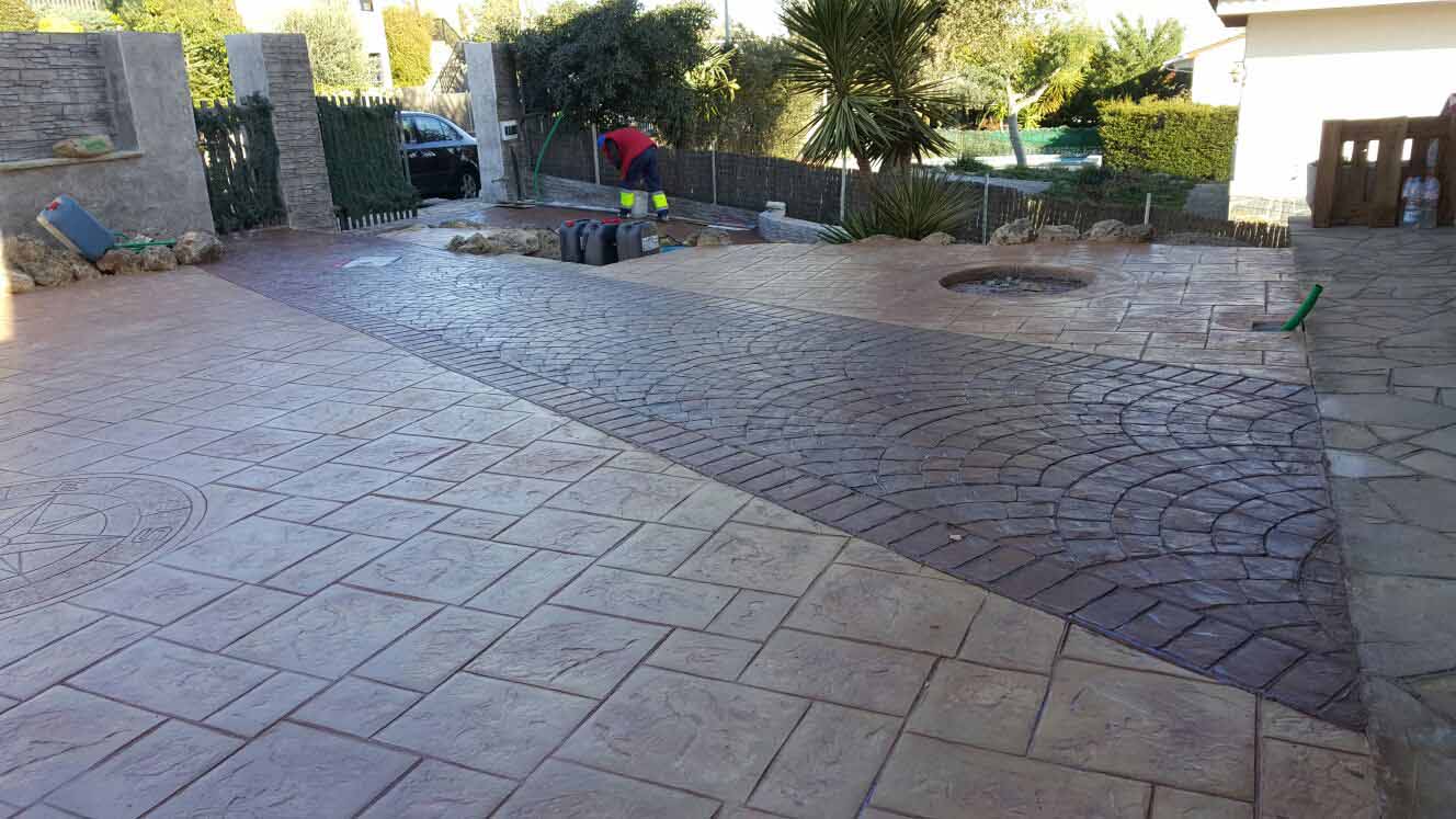 Hormigon impreso en Alicante