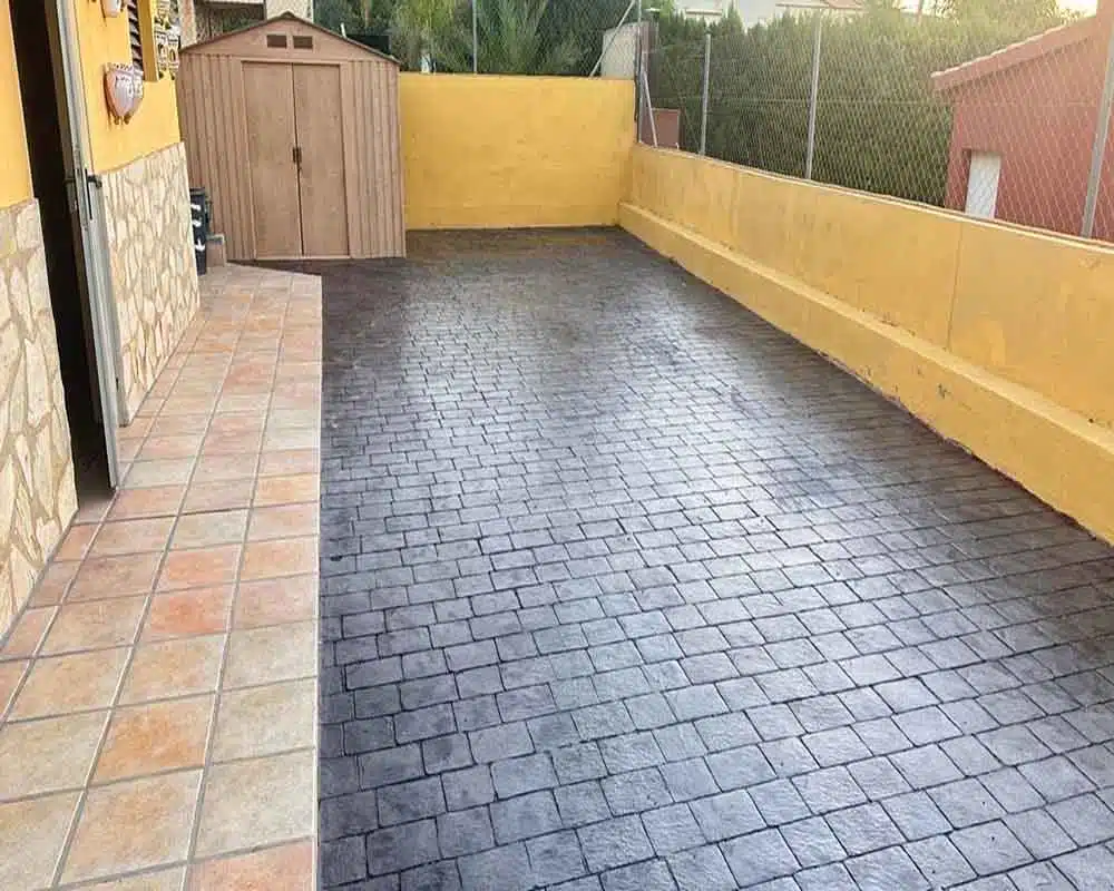 Hormigón impreso en Petrer